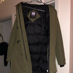 Military Green Canada Goose jacket size s